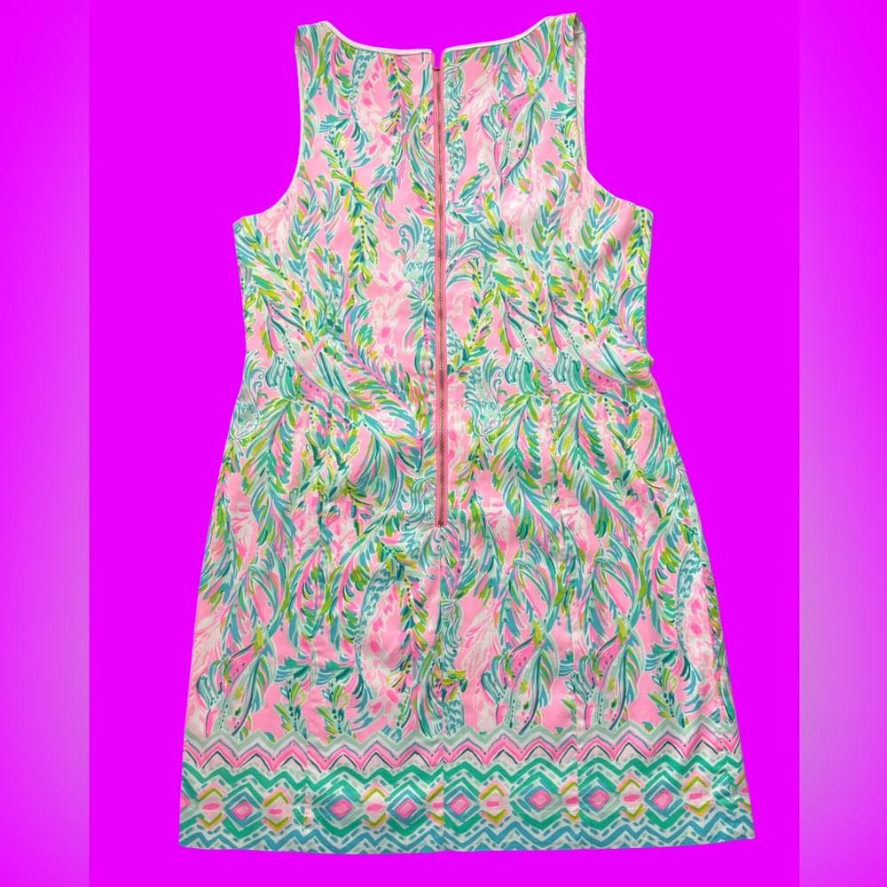 Lilly Pulitzer Unicorn Of The Sea Style Shift Dress NWOT Size 12 - Picture 2 of 4